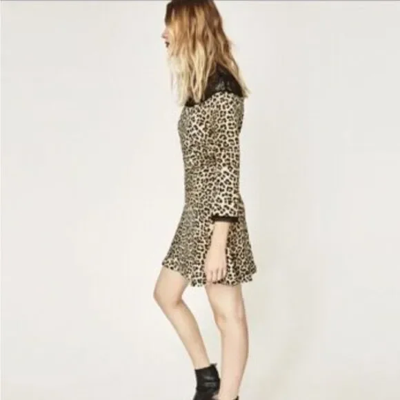 Zara leopard dress NWT - Picture 2 of 5